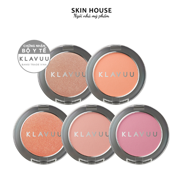 Phấn Má Klavuu Urban Pearlsation Natural Powder Blusher - SKIN HOUSE